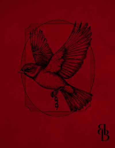 Bluebird cocktail bar, design branding site web et charte graphique par Ethos Studio