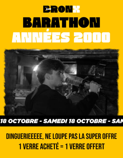 Le bronx bar, design branding et charte graphique par Ethos Studio