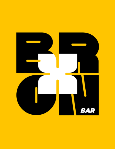 Le bronx bar, design branding et charte graphique par Ethos Studio