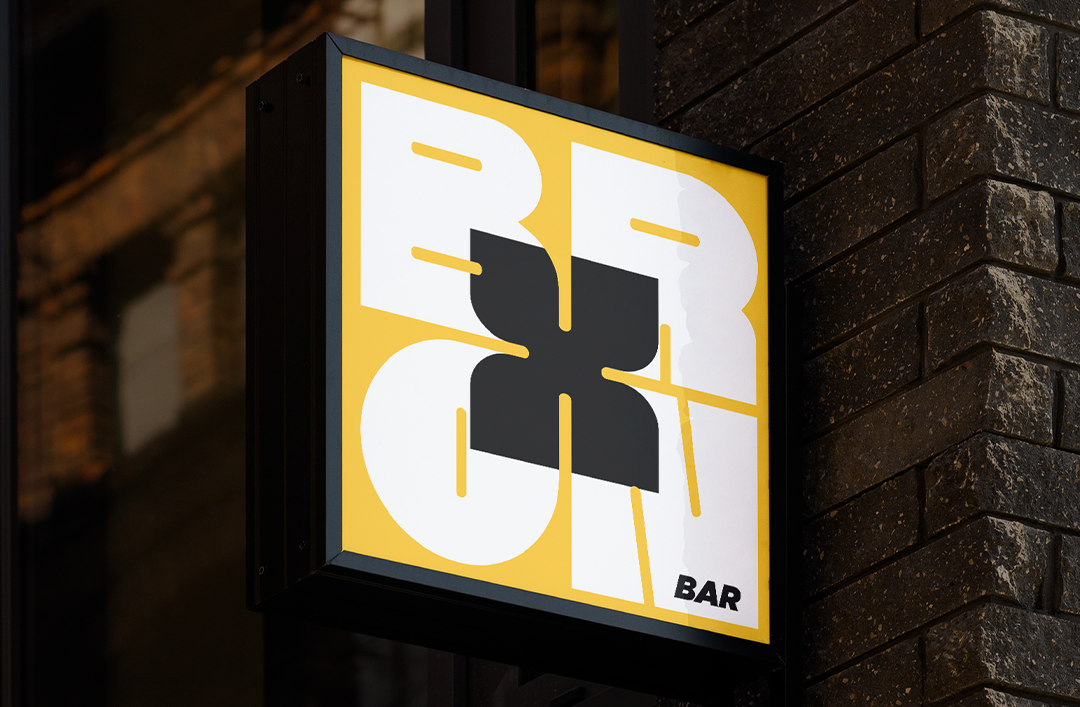 Le bronx bar, design branding et charte graphique par Ethos Studio