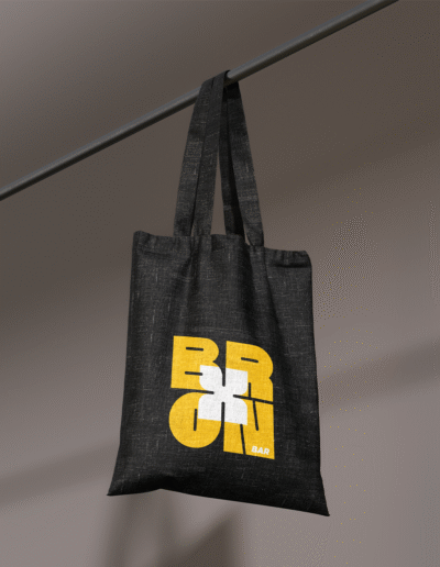 Le bronx bar, design branding et charte graphique par Ethos Studio