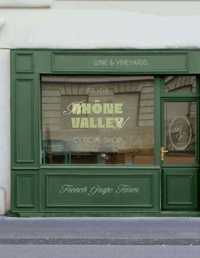 Rhône Valley, design branding et charte graphique par Ethos Studio