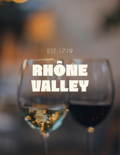 Rhône Valley, design branding et charte graphique par Ethos Studio