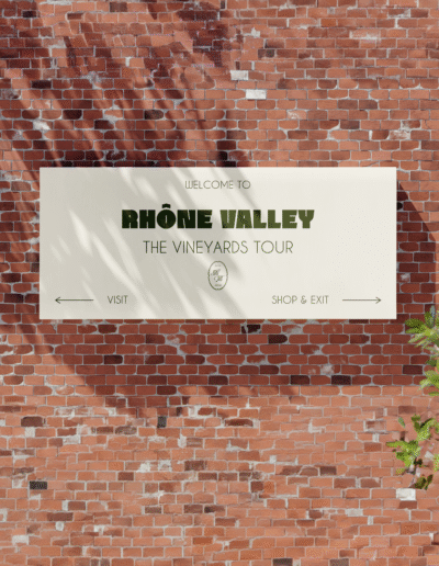 Rhône Valley, design branding et charte graphique par Ethos Studio