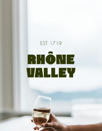 Rhône Valley, design branding et charte graphique par Ethos Studio