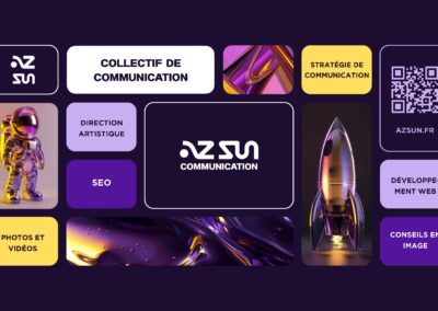 az sun, design branding et charte graphique par Ethos Studio