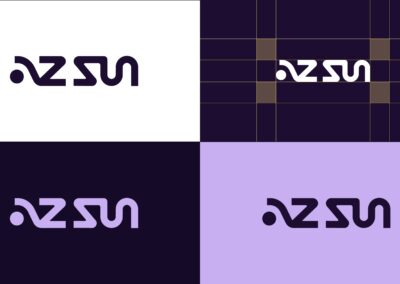 az sun, design branding et charte graphique par Ethos Studio