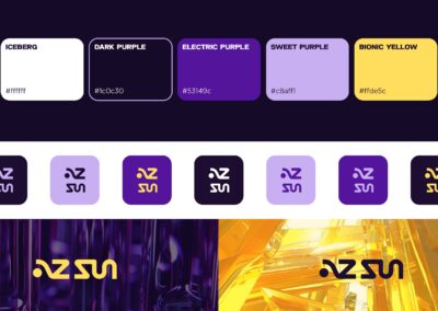 az sun, design branding et charte graphique par Ethos Studio