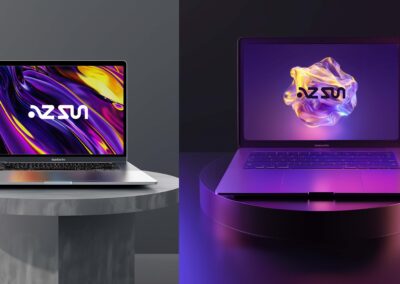 az sun, design branding et charte graphique par Ethos Studio