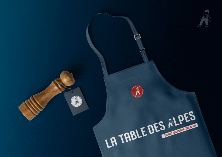La Table des Alpes, design branding et charte graphique par Ethos Studio