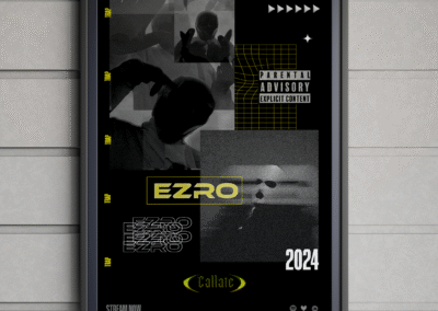 ezro, personal branding, album cover, shooting et direction artistique par Ethos Studio