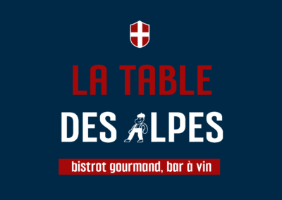 La Table des Alpes, design branding et charte graphique par Ethos Studio