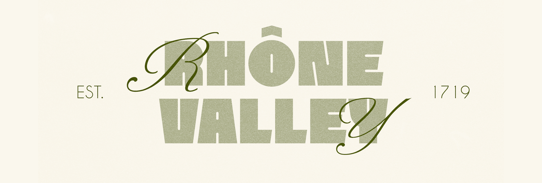 Rhône Valley, design branding et charte graphique par Ethos Studio